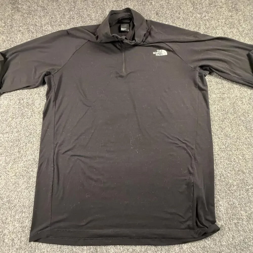 The North‎ Face Men's Black Long Sleeve Activewear Shirt Size Large
